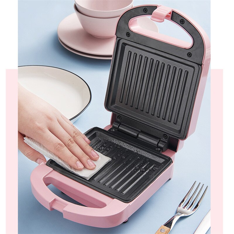 Wielofunkcyjny elektryczny opiekacz robić kanapek urządzenie śniadaniowe piec robić jajek i ciast sandalhera elektryczny Toster 650W