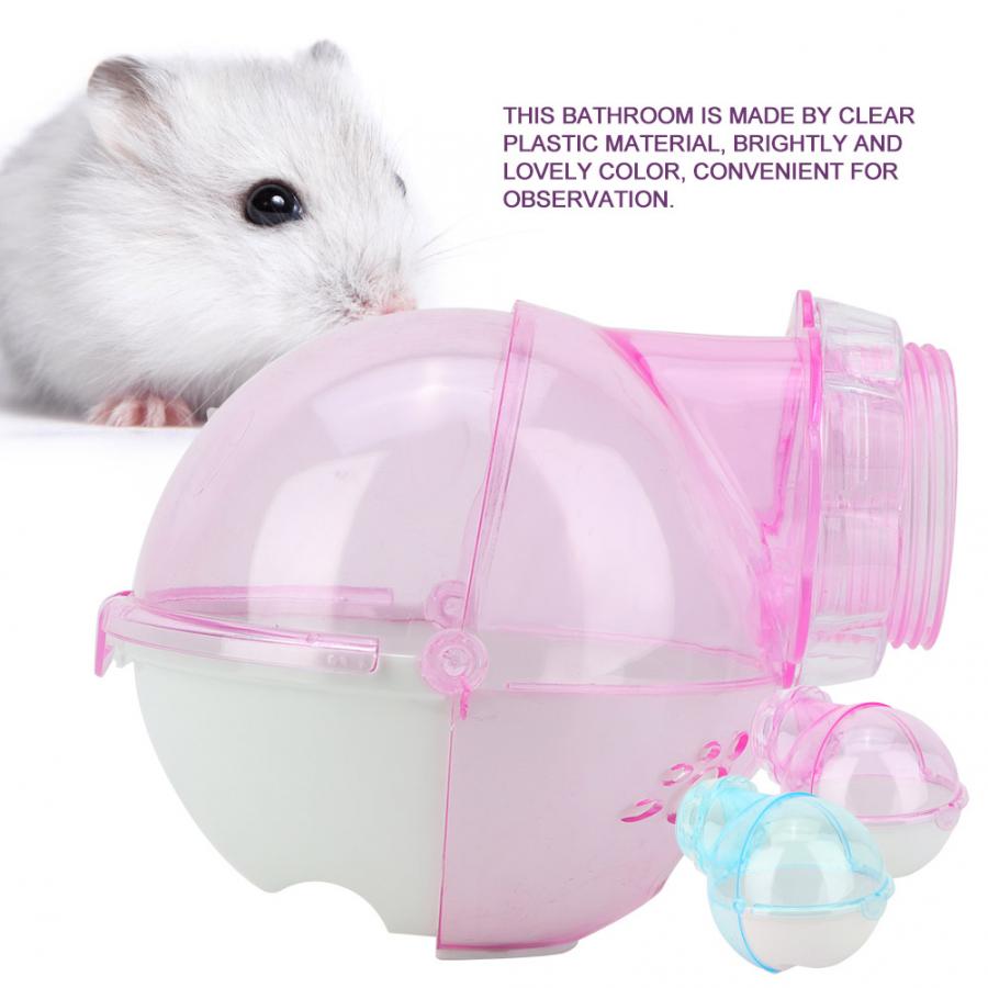 13 cm Mooie Hamster Badkamer Bad Met Pijpleiding Kleine Huisdier Running Oefening Wiel Plastic Rat Running Spelen Bal Speelgoed