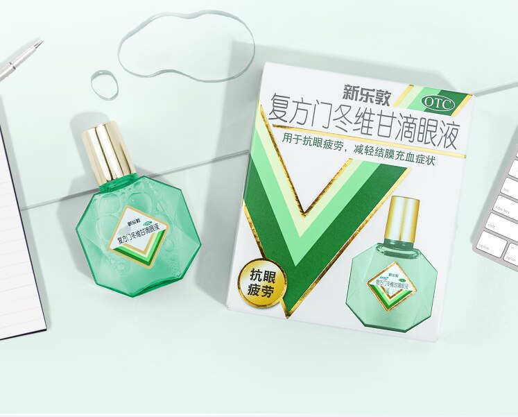 6 Soorten 15Ml/Fles Klassieke Japanse Cool Oogdruppels Relax Eye Vermoeidheid, Te Elimineren Rode Bloed, voor Volwassen En Kinderen