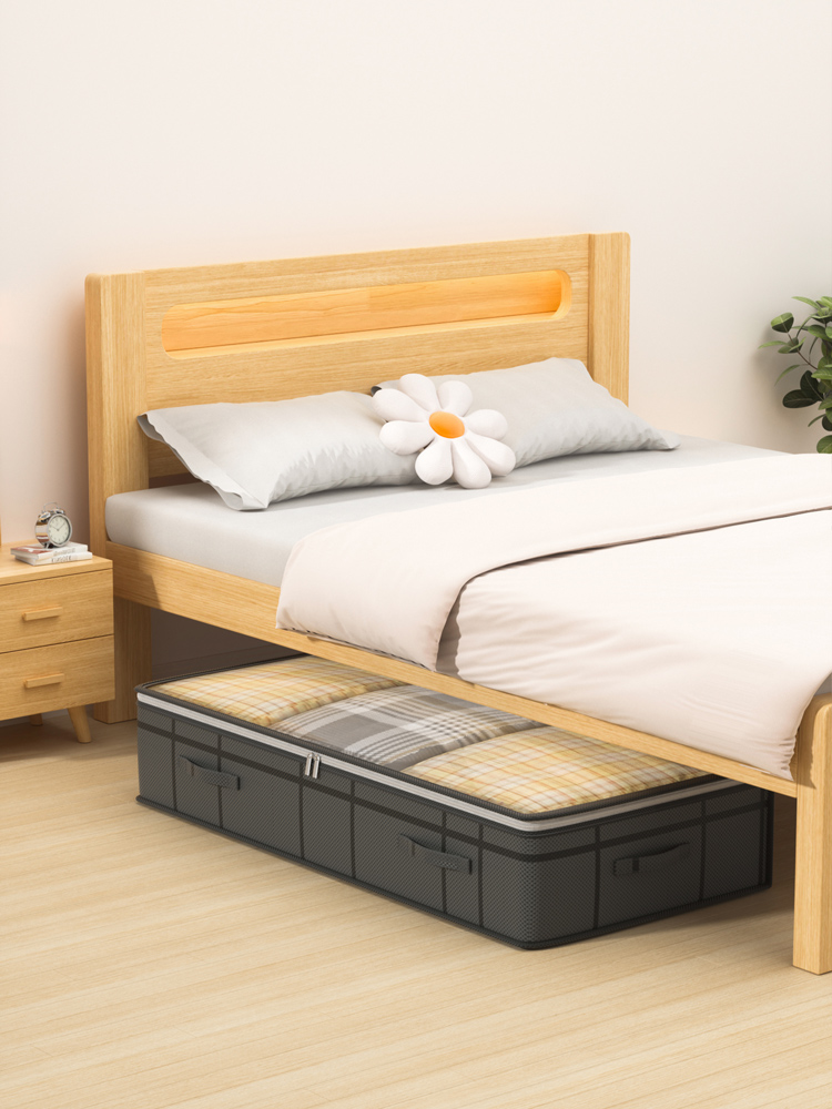Bolsa de almacenamiento de ropa grande debajo de la cama, edredón plegable, bolsa de almacenamiento de ropa, bolsa organizadora para dormitorio y dormitorio, 1 ud.