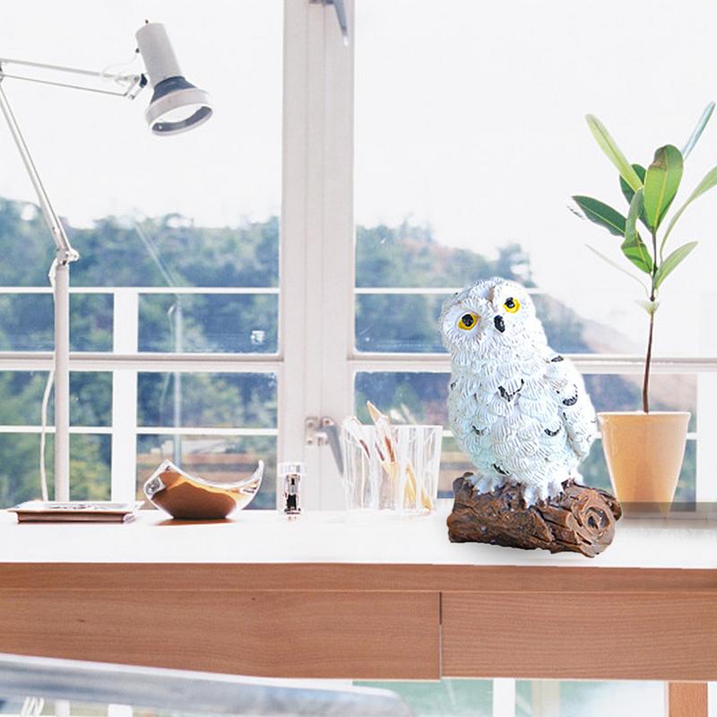 Mini Hoge Imitatie Leuke Uil Kleine Ornamenten Micro Landschap Tuinieren Decoraties Milieuvriendelijke Materialen