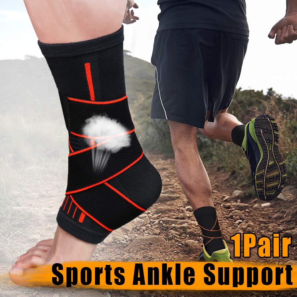 1 Paar Aanpassing Bescherming Enkelbrace Ondersteuning Voor Sport Running Fitness XD88