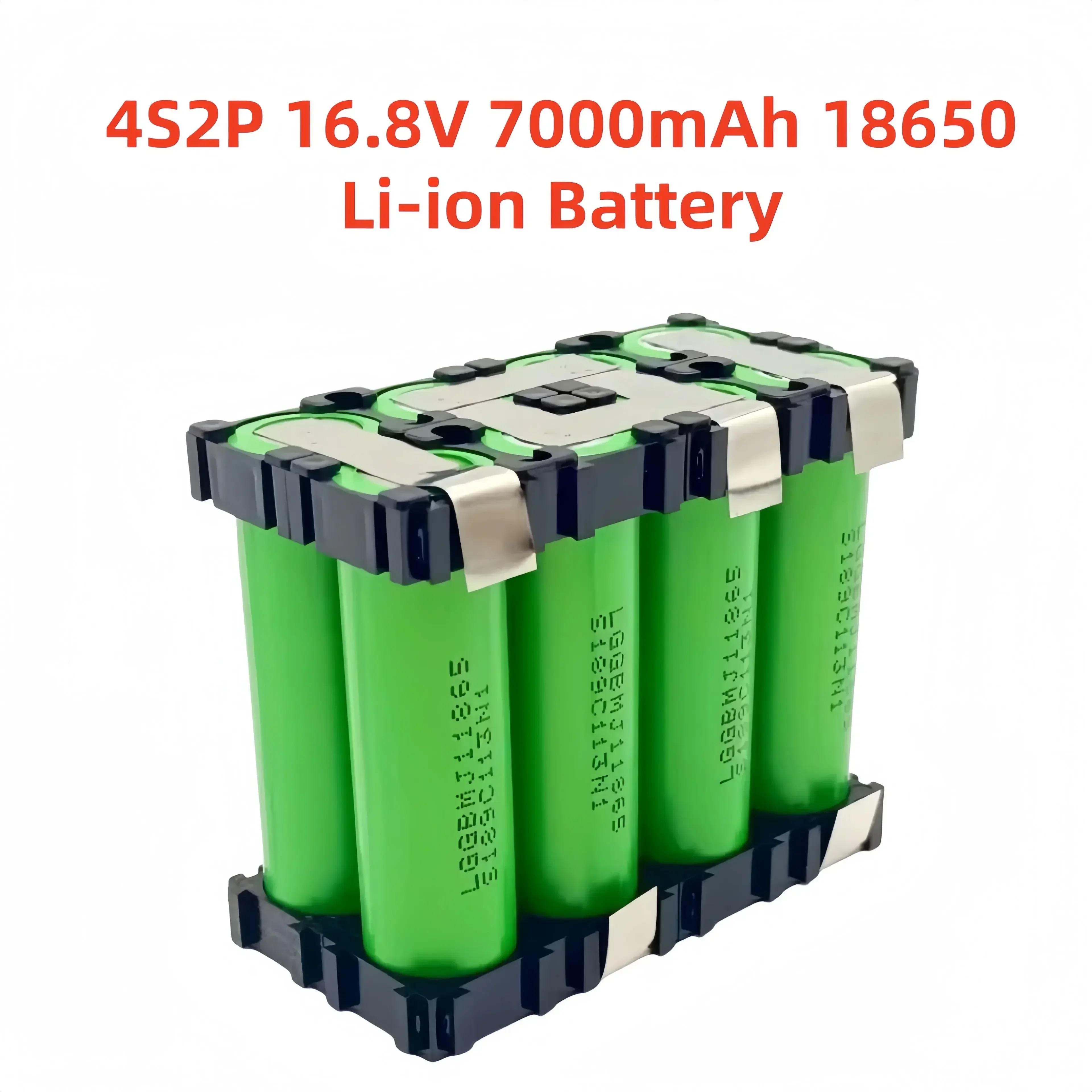 18650-MJ1 Lithium-Akku, maßgeschneiderter 7,4 V ~ 25,2 V 3500 mAh/7000 mAh Akku zum Schweißen von 2S1P-6S1P Akkus: Tiefe Blau