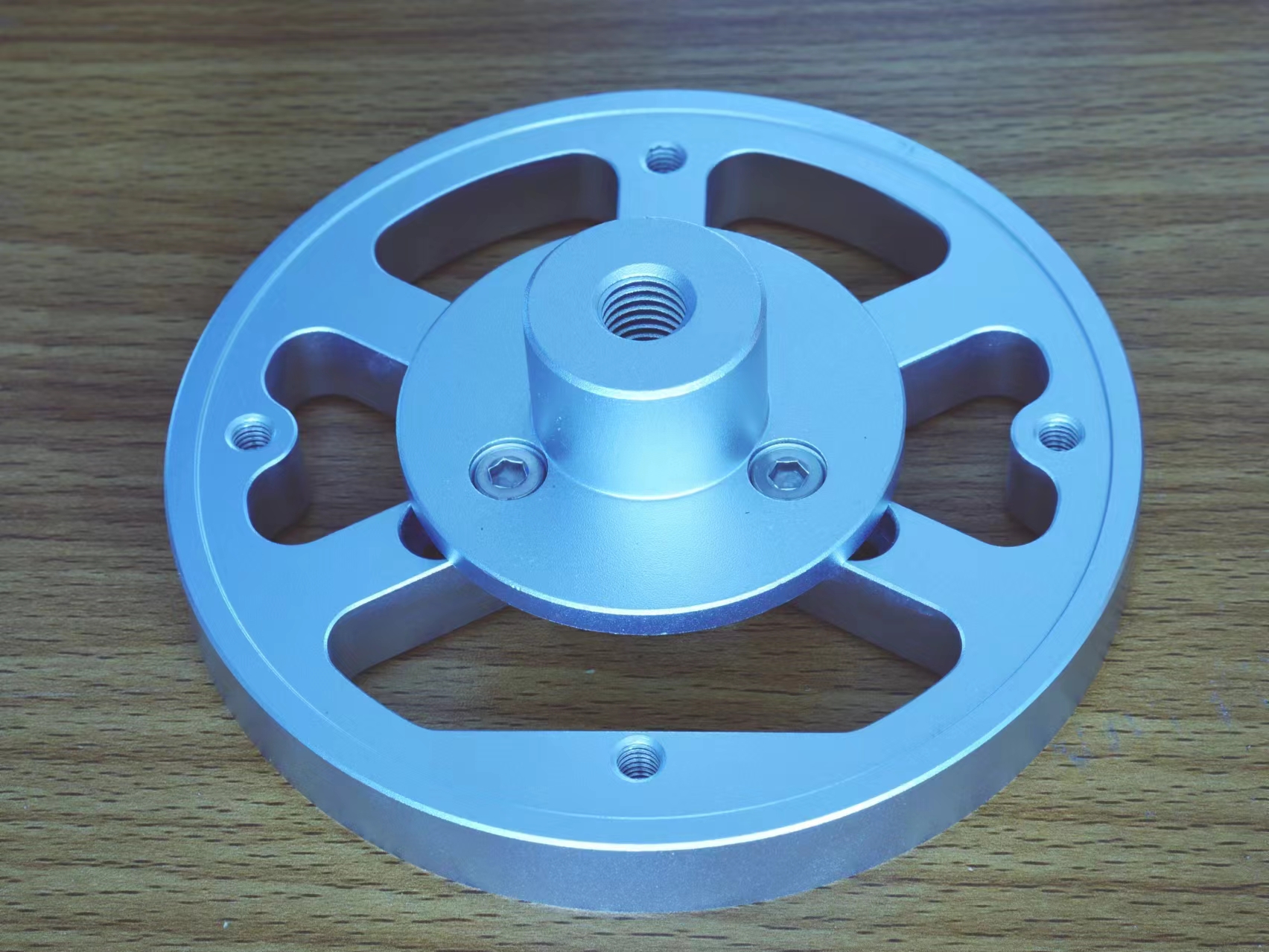 Juwei-17 Equatoriale Mount Adapter Basis Eq3 Eq5 Eq6 3/8 "Statief Aansluiten Accessoires Cem40 Adapter Plaat Roestvrij Staal