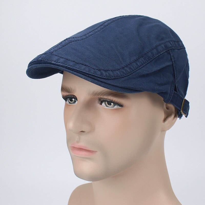 Verstelbare Man Baret Caps Lente Zomer Outdoor Zon Ademend Bone Rand Hoeden Ailor Gorras Patrol Caps Mode Man Hoed Baret: D
