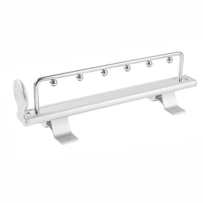 260mm-460mm Aluminum Alloy Retractable Hanger Wardrobe Top Clothes Rail Cloakroom Storage Organize Furniture Hardware