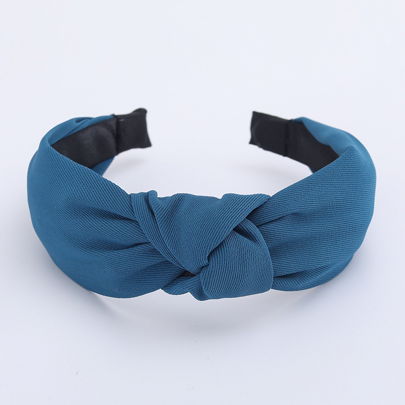 Minimalistische dameshoofdbanden Effen keperstof Geknoopte haarbanden voor dames Meisjes Casual winkelen Reizen Hoofddekselaccessoires