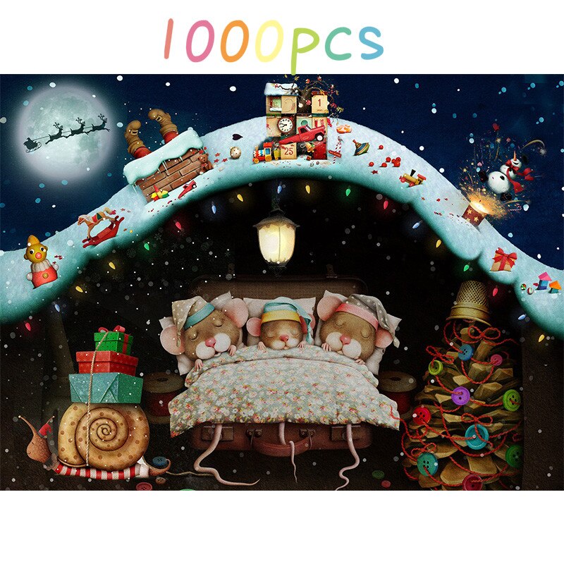 1000Pcs 300pcs Jigsaw Puzzle Assembling Landscape Picture Puzzles Toys For Adults Kids Educational Games Montessori: 09