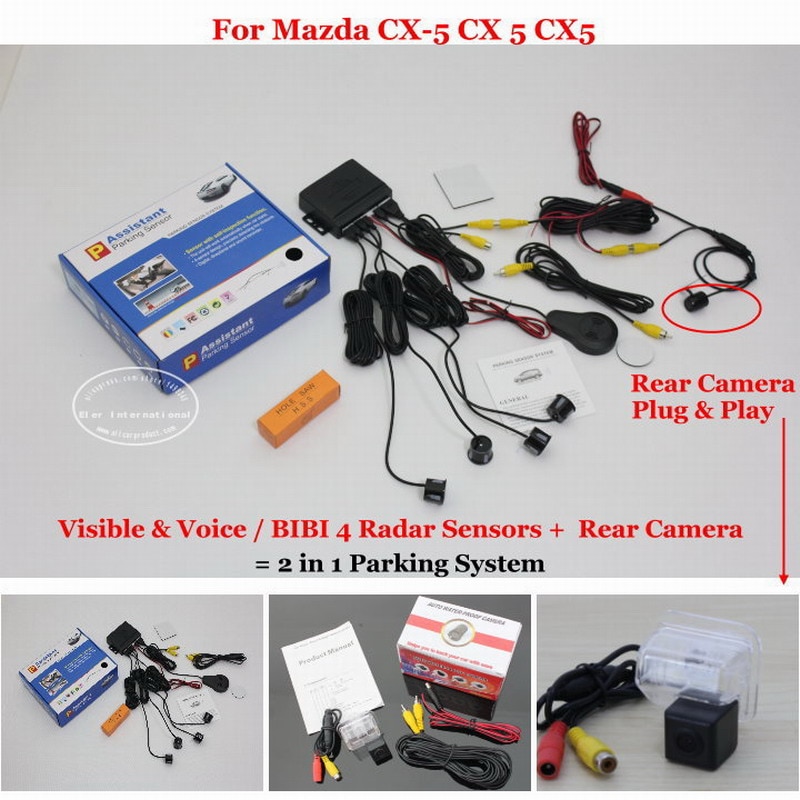 Voor Mazda CX-5 Cx 5 CX5 Auto Parkeersensoren Achteruitrijcamera Auto Alarmsysteem Sensor Reverse