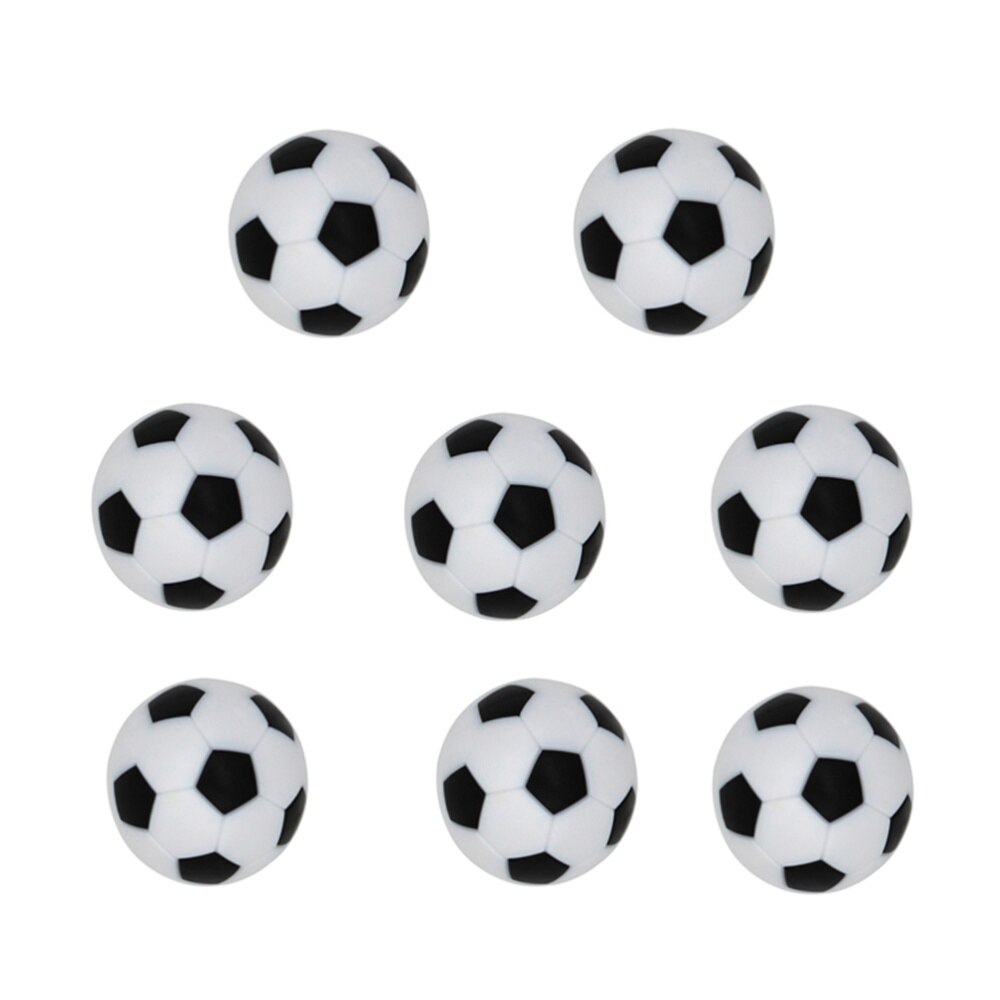 8pcs Table Soccer Balls Game Football Foosballs Replacement Tabletop Soccer Mini Balls: Picture 1