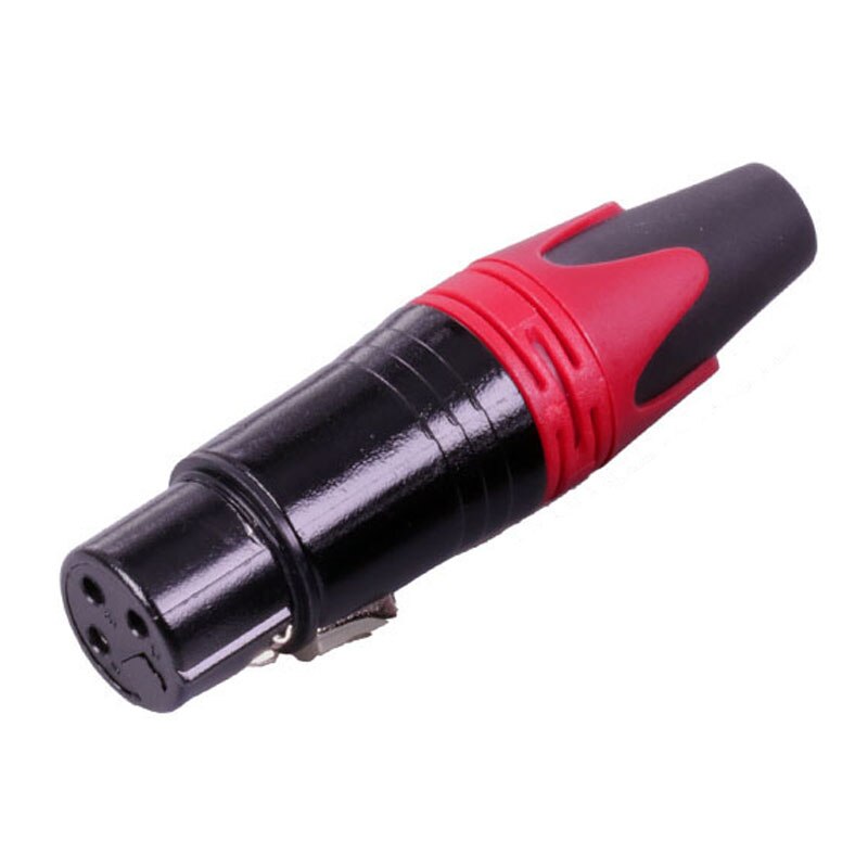 1pc nc3 mxx& nc3 fxx xlr-kontakt , 3 pinner, lodding xl hannplugg & hunnkontakt lydmikrofonkontakt til mikrofon , 7 farger tilgjengelig: 1pc røde hunner