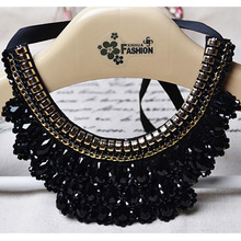 Women Black Choker Necklace Handmade Retro Burlesque Jewelry Woman GiftFashion Jewelry Handmade Collar Necklace Choker Necklace