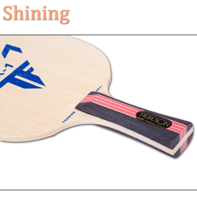 5 Ply Pure Wood Tafeltennis Blade Racket Pingpongpeddels Bat Voor Training Tafeltennis Blade Tafeltennis Rackets Snelle Aanval