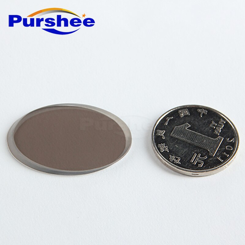 Quartz elliptic plate with semi permeable membrane/35.3x25x2mm