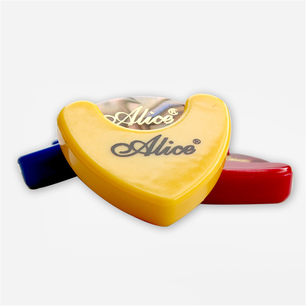 Alice Guitar Pick Holder Large Capacity Plastic Plectrum Case with Self Adhesive Sticker for Guitar Parts Guitar Plectrum Holder