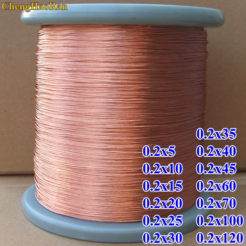 ChengHaoRan 0.2x5 0.2x10 2x15 2x20 2x25 2x30 2x35 2x40 2x45 2x60 2x70 2x100 2x120 multi-strand copper wire cable 1M
