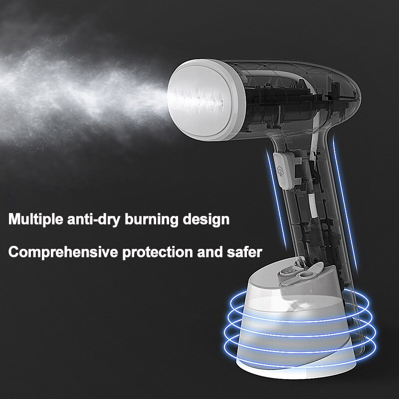 250ml Handheld Garment Steamer 1200W Household Portable Steam Iron Ironing Clothes High Temperature Sterilization Steamer