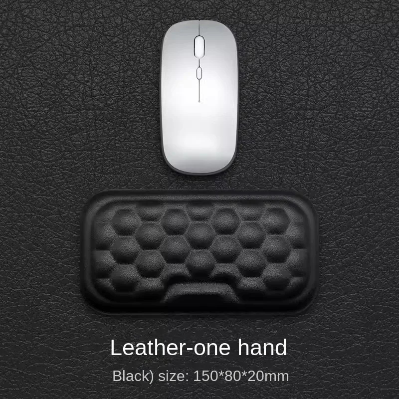 Polssteun voor toetsenbord, muis en toetsenbord, ergonomische polssteun voor computer, toetsenbord en laptop.: Bruin