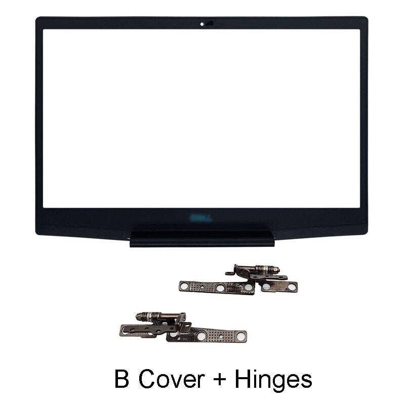 Laptop LCD Back Cover For Dell G3 3590 Series A B C D Top Cover Front Bezel Palmrest Bottom Case Hinges White 03HKFN: B Cover Hinges