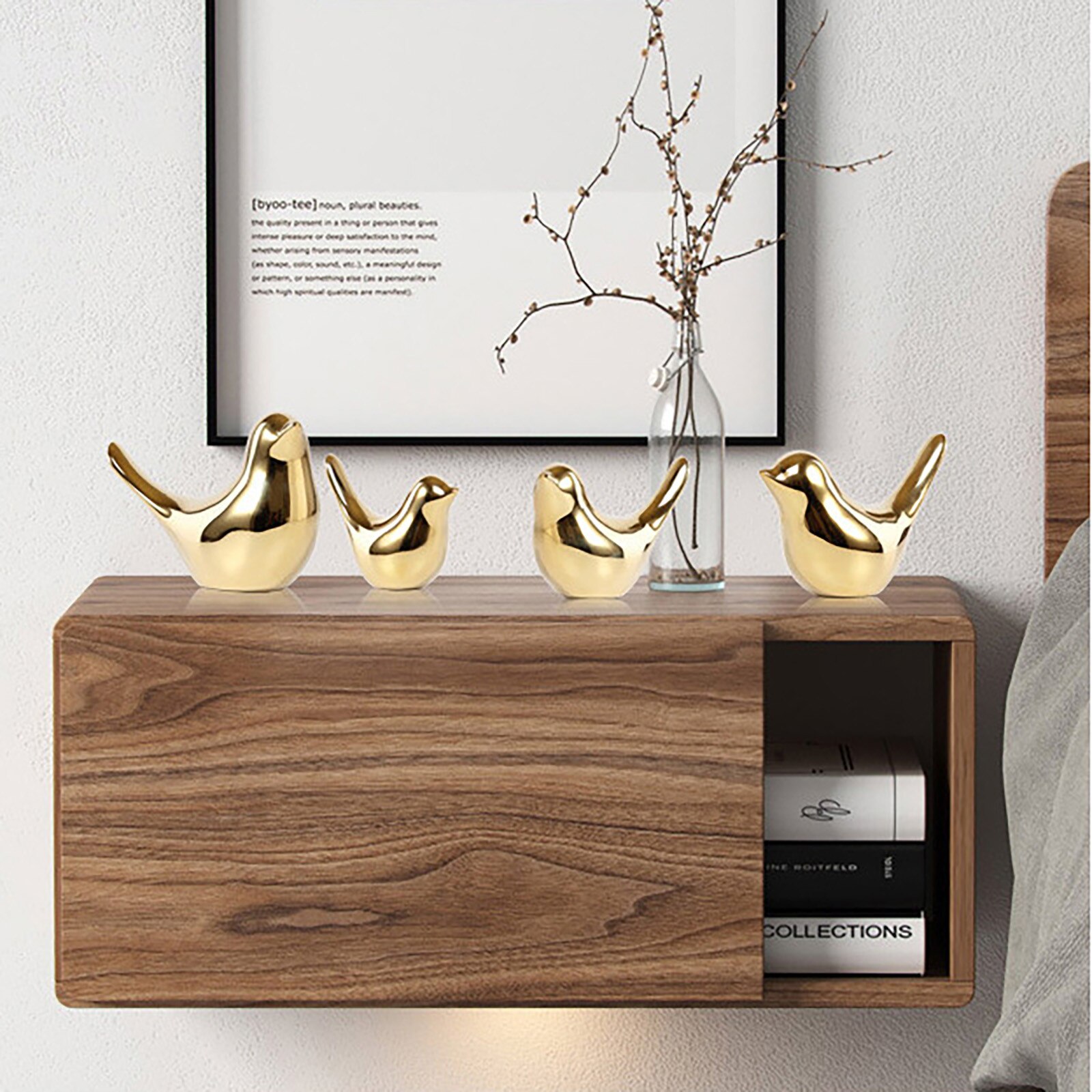 Gouden Keramische Vogel Decoratie Moderne Woonkamer Thuis Zachte Decoratie Desktop Moderne Minimalistische Home Desktop Decor