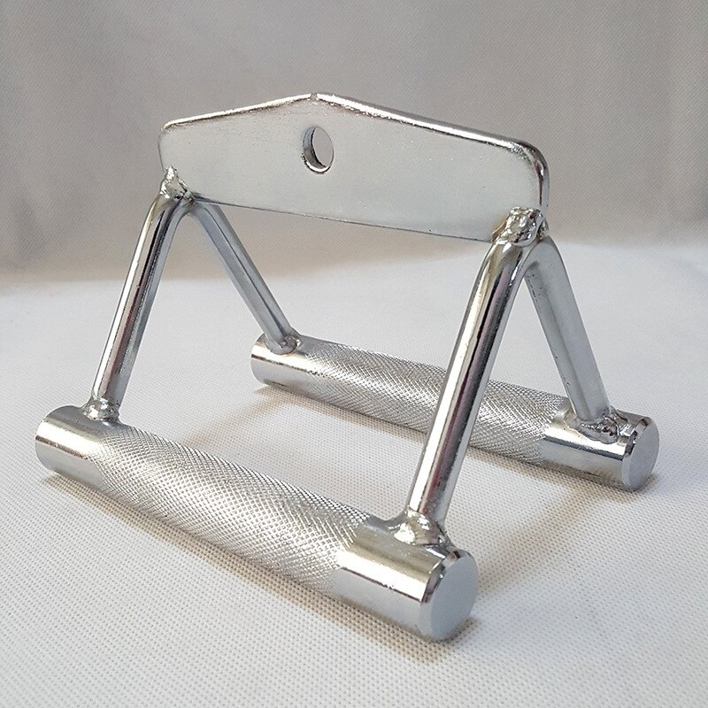 1 Pc Multi Gym Cable Attachment V Handle Double Row Close Grip Lat Bar Bodybuilding Workout Accessories: Default Title