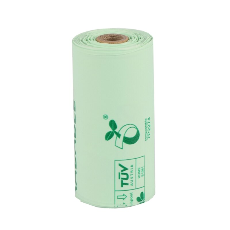 Dog Poop Bags 10-Count Per Roll Waste Bag with Easy-Tie Handles Leak-Proof