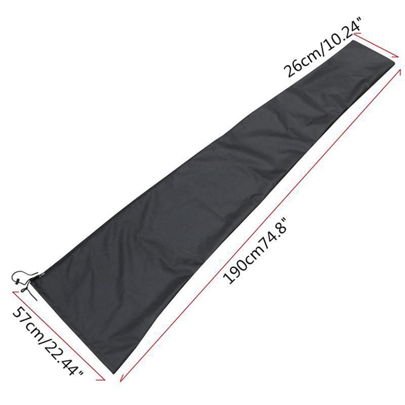 1Pc Outdoor Parasol Cover Tuin Stofdicht Achtertuin Terras Waterdicht Umbrella Cover Zwart