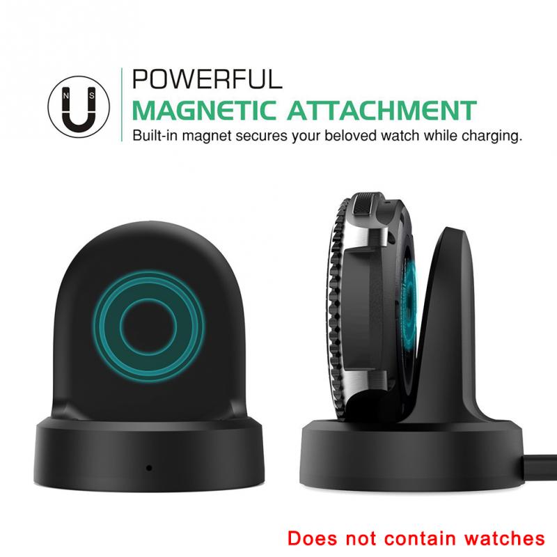 Cargador inalámbrico para Gear S2 S3 Classic R720/R730/R732/R735, base de carga para Samsung Galaxy Watch 42 46mm, Ticwatch Moto 360 1 2