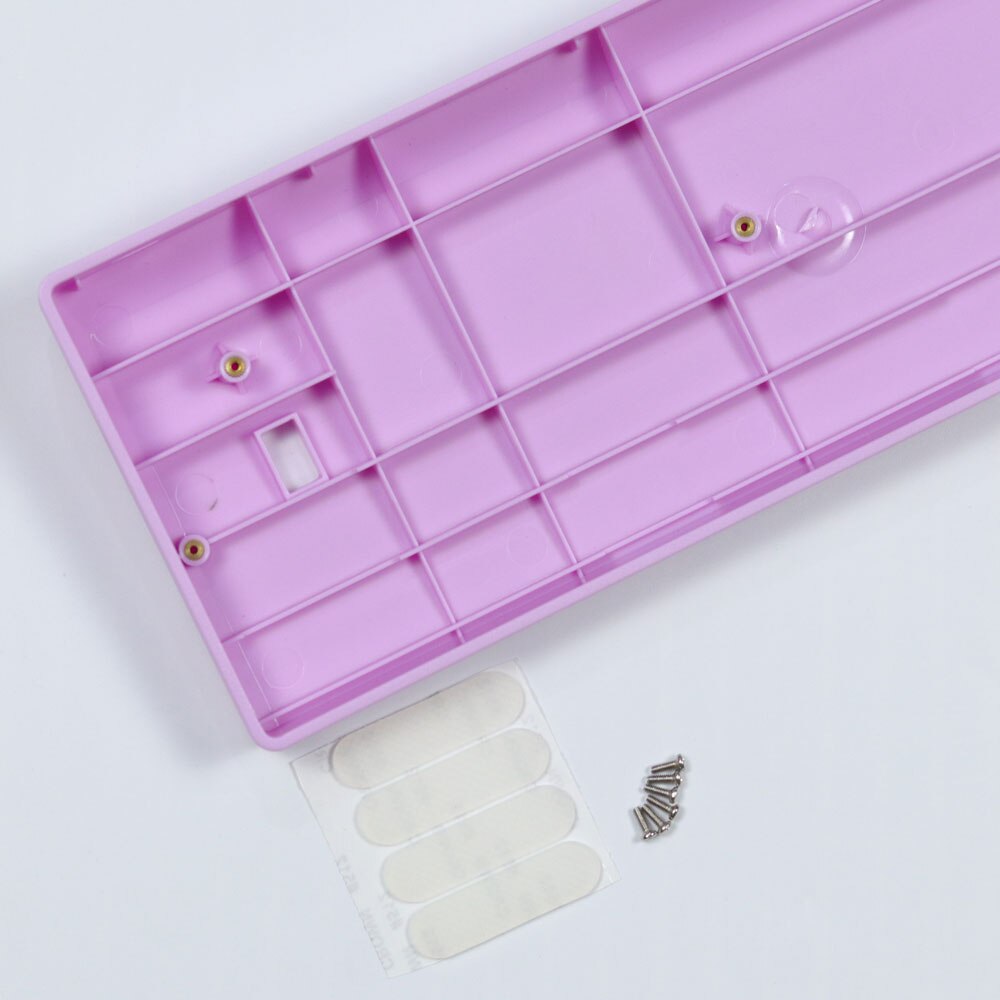 GH60 Compact Toetsenbord Basis Seat Pokerii 60% Mechanische Toetsenbord Poker2 Plastic Frame Case Gaming Toetsenbord Faceu Zwart Paars: Purple