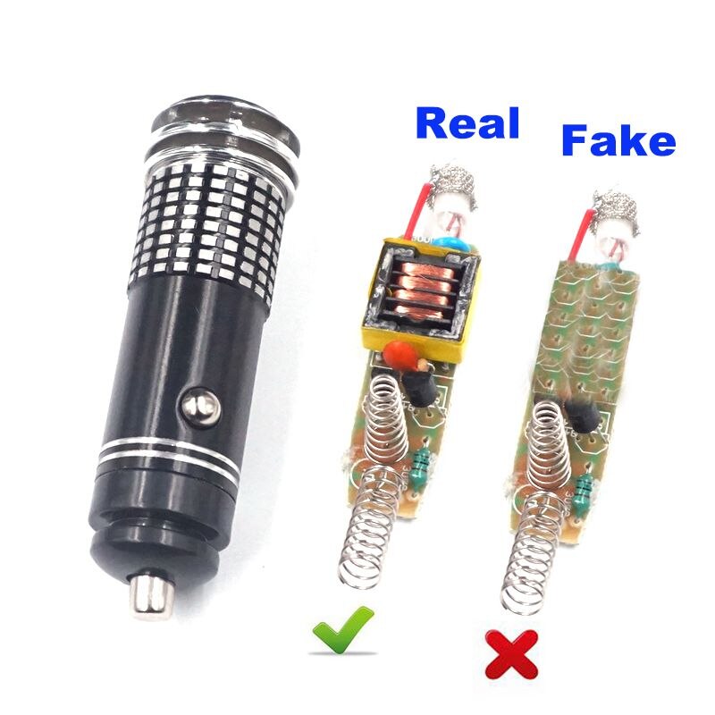 Universal Auto Car Fresh Mini Air Purifier 12V Ionic Purifier Oxygen Bar Ozone Ionizer Cleaner(Black)