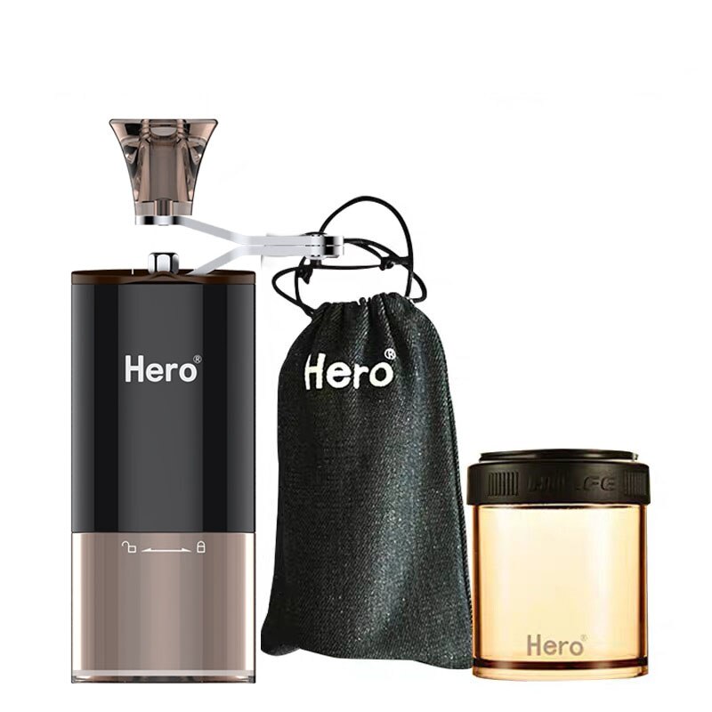 Hand Coffee Grinder Stainless Steel Conical Burr Home Office Outdoor Espresso Drip Coffee Manual Coffee Bean Mill: Ceramic Burr Set