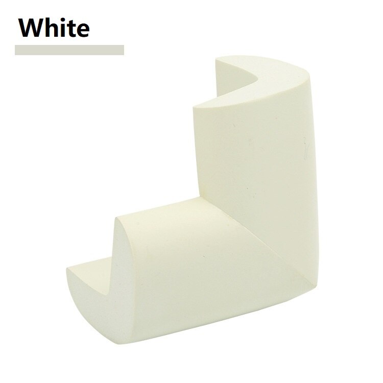 12 pièces Table coin protecteur Anti-collision Angle anti-dérapant épaissir Table coin Double face colle plus épaisse sécurité bébé protecteur: L-White