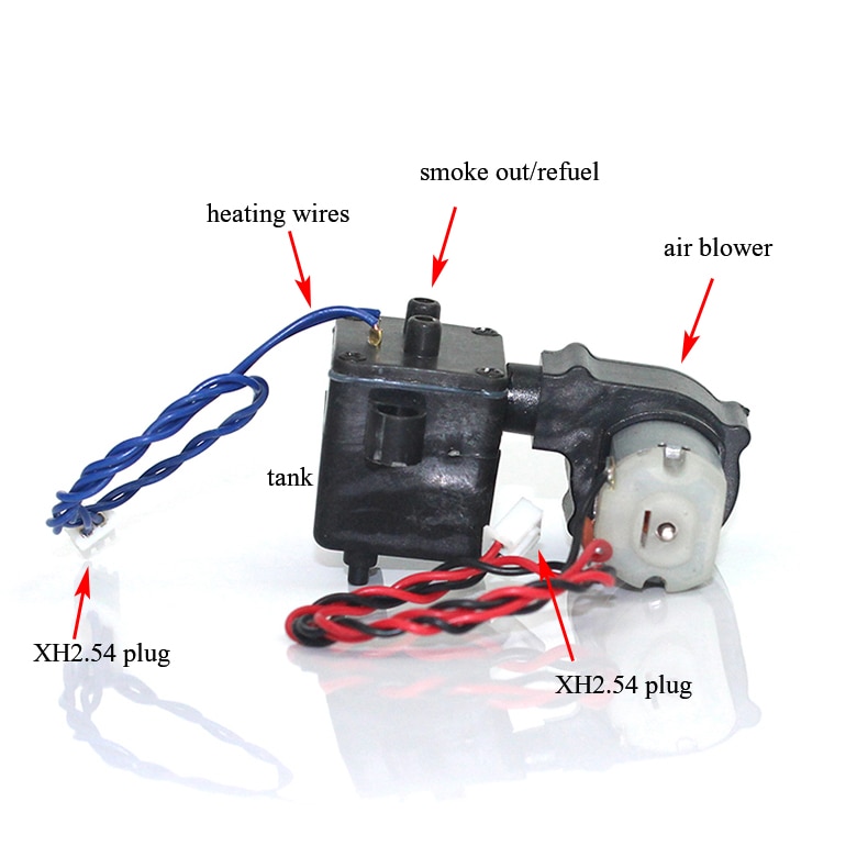 Gerador de fumo/Placa 6V Tensão Reduzir Fumante Peças para 1/16 Henglong Tanque RC Modelo 6.0S/6.1S/Versão RC Reboque/Escavadeira