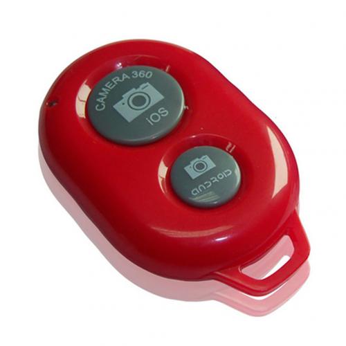 Draadloze Bluetooth Camera Afstandsbediening Selfie Shutter Voor Mobiele Telefoon Monopod Bluetooth Afstandsbediening Пульт Для Ворот: Red