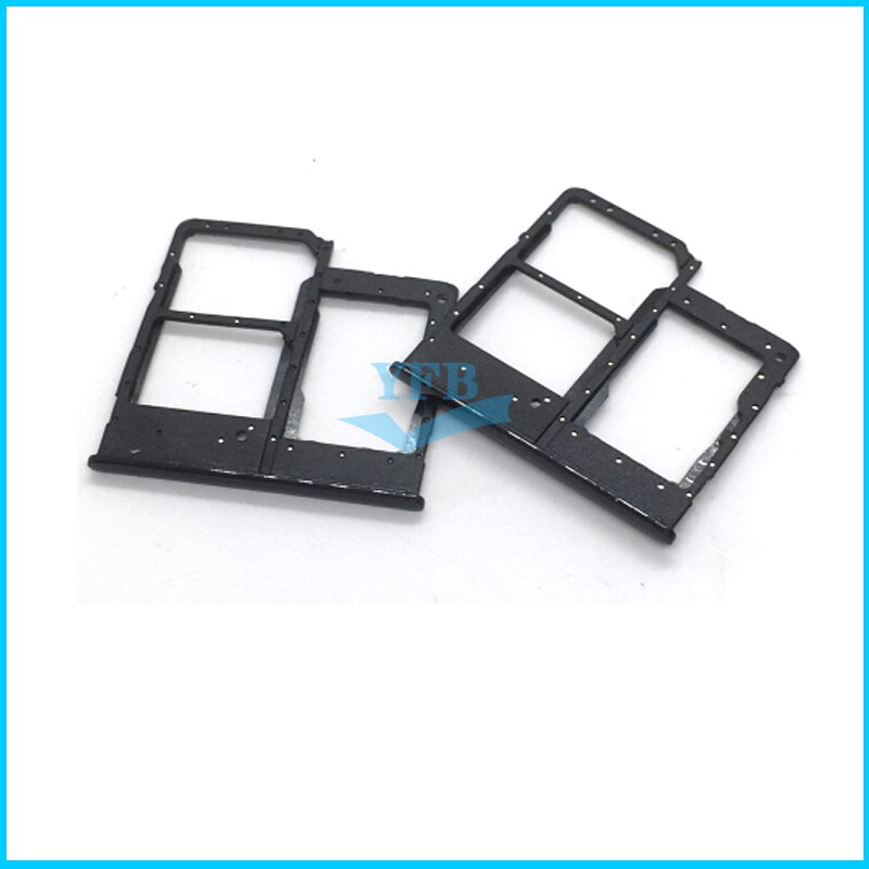 10PCS SIM & SD Card Tray Holder For Samsung Galaxy A20e A202 A202F A202DS Dual Card Holder Replacement Parts