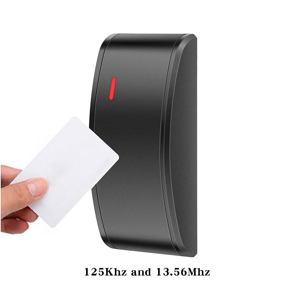 IP68 Waterproof 125Khz/13.56Mhz Access Control Mini Card Reader RFID Reader For Access Controler WG26/34 Output: Blue