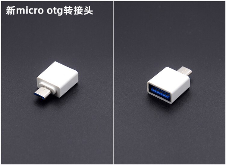 5PCS Universal Usb To Type C Adapter For Android Mobile Mini Type-C smartphone USB Connectors OTG Converter female: micro-white 5pcs