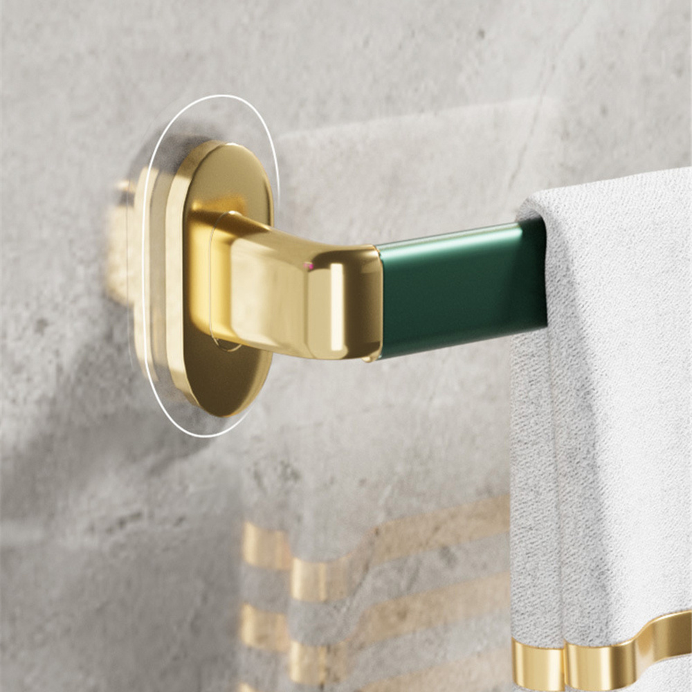 Soporte de lujo ligero para toallas de baño, organizador de ropa y toalla de baño, contenedor de almacenamiento para las necesidades diarias montado en la pared