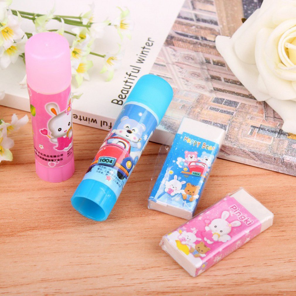 9-Piece Stationery Loaded Stylish Appearance Children'S Stationery Set Primary School Stationery Box