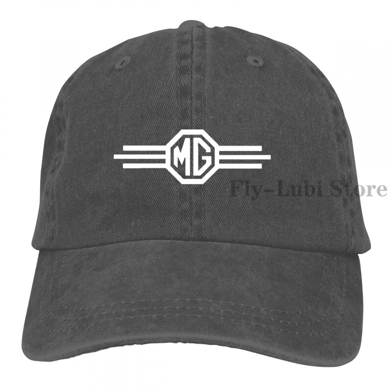 Mg Logo 3 Baseball cap men women Trucker Hats adjustable cap: 2-Black