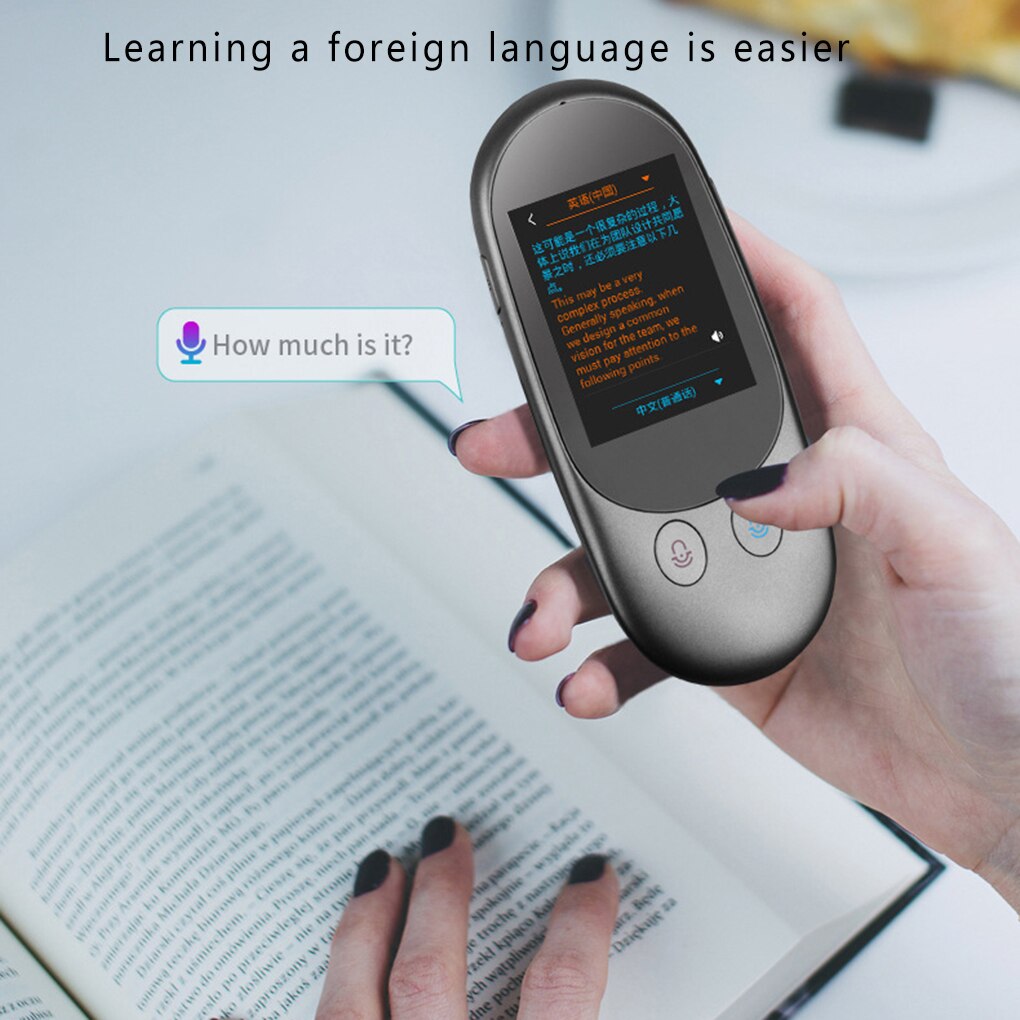 F1 Instant Voice Translator 2.4Inch Touch Screen Support 51 languages Smart offline translation Photographic Scanning Translator