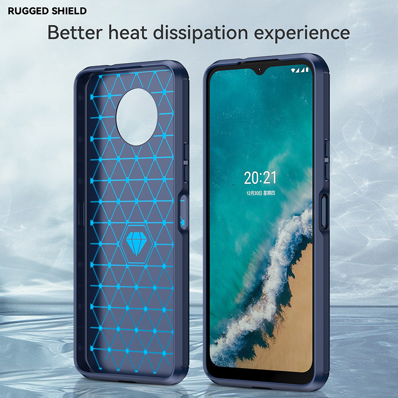 Funda de silicona suave de fibra de carbono para Motorola Moto G9 G8 G7 Power Lite G6 E7 E6 Plus Play, funda trasera mate con textura cepillada