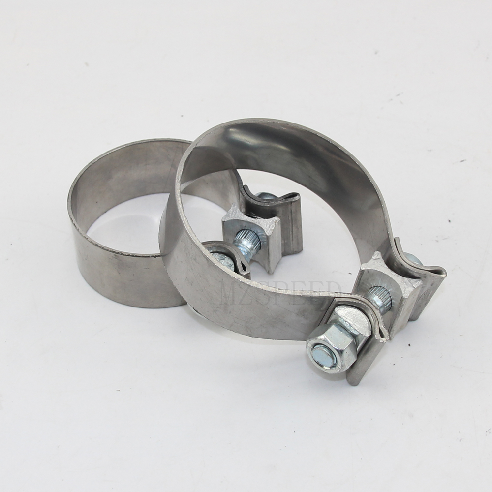 car Accessories Stainless steel Universal exhaust pipe connection hoop Strong steel pipe clamp
