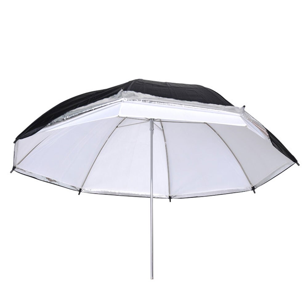 Godox 91cm 36 " dobbeltlags reflekterende og gennemskinnelig sort hvid paraply til studieblitz strobebelysning