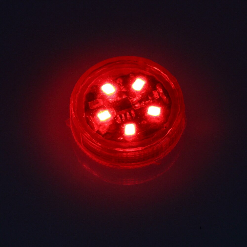 Kebidumei 1Pc 5 Leds Flash Lamp Veiligheid Indicatie Draadloze Anti-Botsing Signaal Licht Parking Lampen Auto Openning Deur waarschuwing: Rood