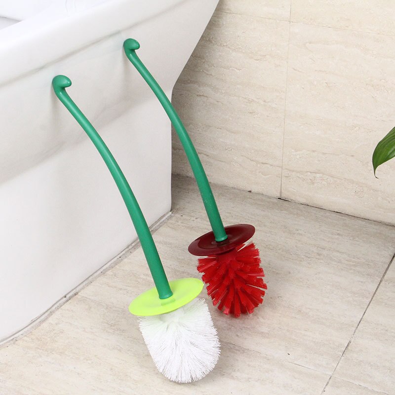 Cute Cherry Shaped Toilet Brush Holder Set Bathroom Cleaning Kit Cleaner Household Toilet Cleaning Brushes C1086 f