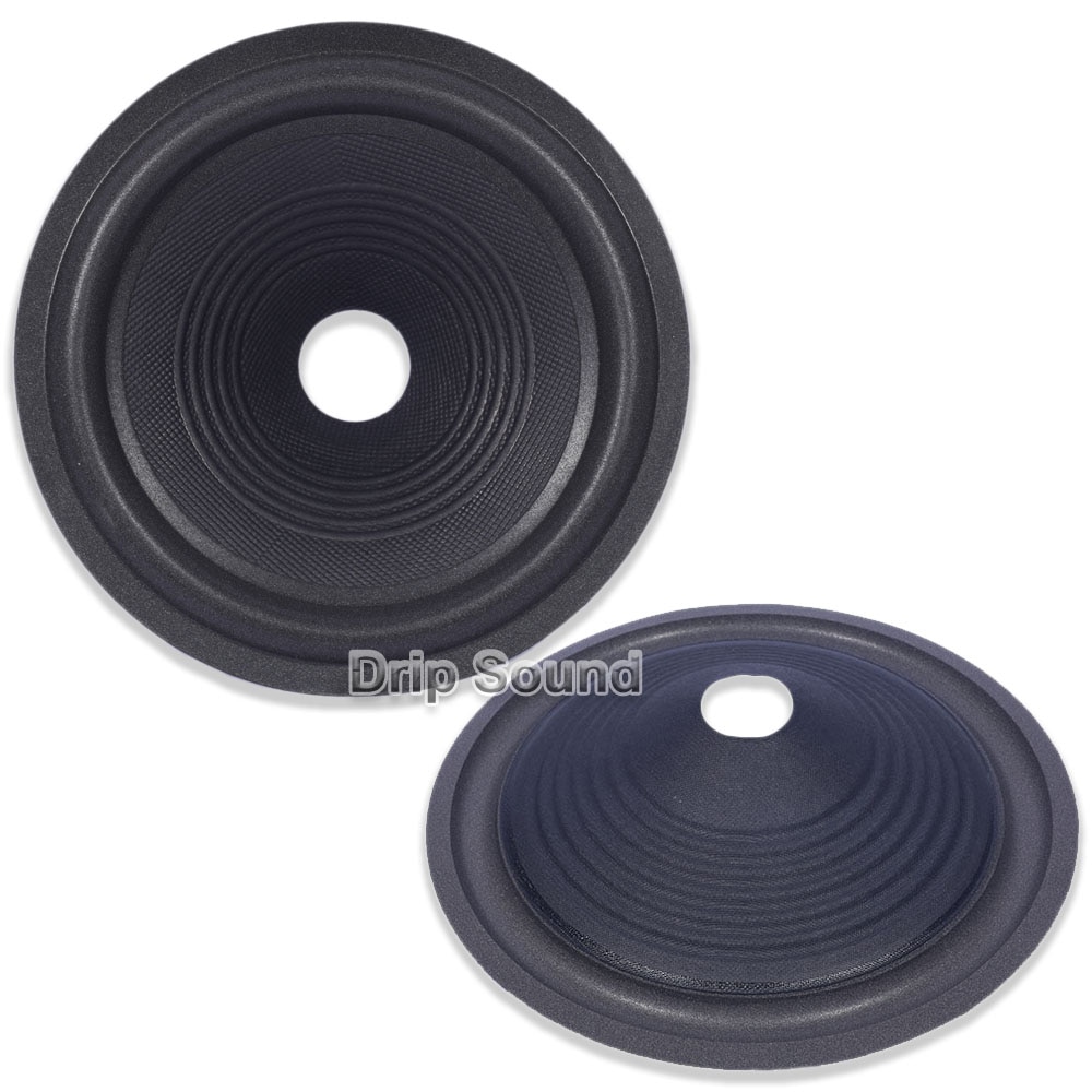 4"/5"/6.5"/8"/10" inch 25mm/30mm/36mm/47mm Core Speaker Cone Paper Basin Woofer Drum Paper Foam Edge Trumper Bass Repair Parts