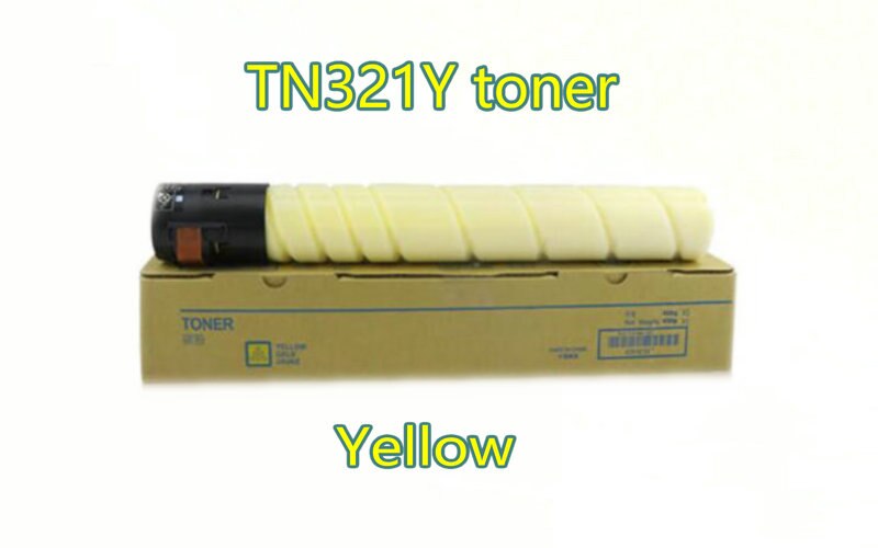 Kleur Copier Toner Cartridge TN321 Voor Konica Minolta Bizhub C224 C284 C364 224e 284e 364e: Y