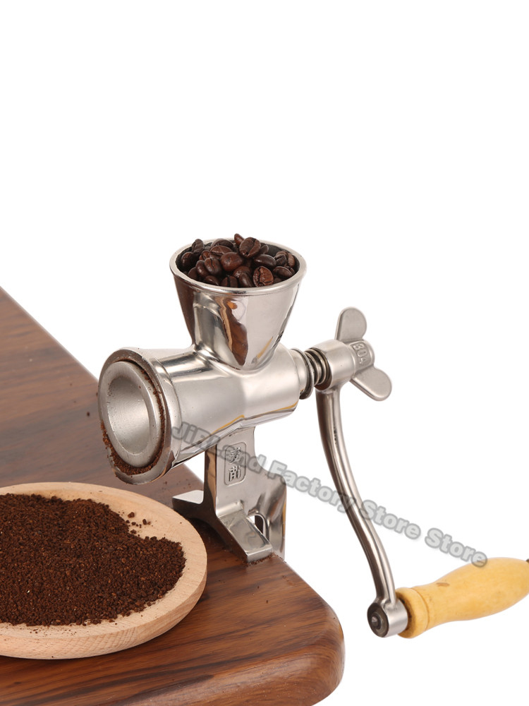 304 Edelstahl Mahl maschine Mühle manuelle Kakaobohnen mühle Vollkorn-und Pfeffermühle Gewürzmühle: Dark Grau