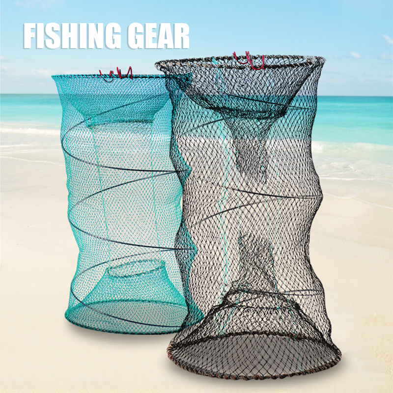 Rete da pesca pieghevole con molla durevole portatile di lunga durata leggero per accessori per reti da pesca pieghevoli da pesca